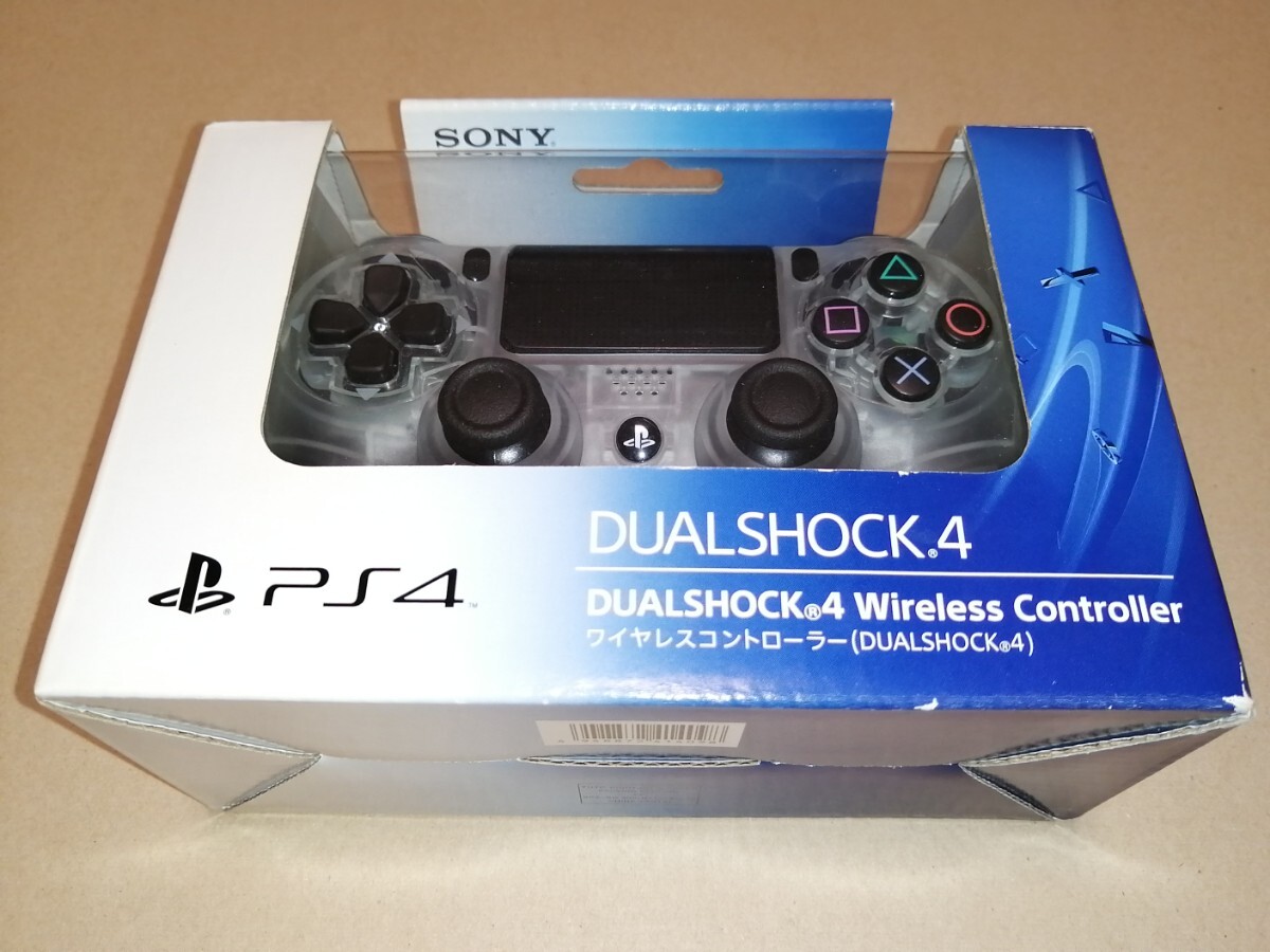 PS4 ワイヤレスコントローラー DUALSHOCK 4　クリスタル