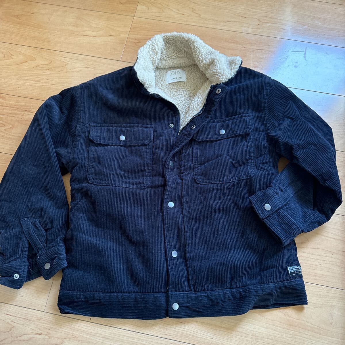 ZARA ザラキッズ 裏ボア コーデュロイジャケット 男の子 アウターLee サイズ11〜12 152cm 長袖