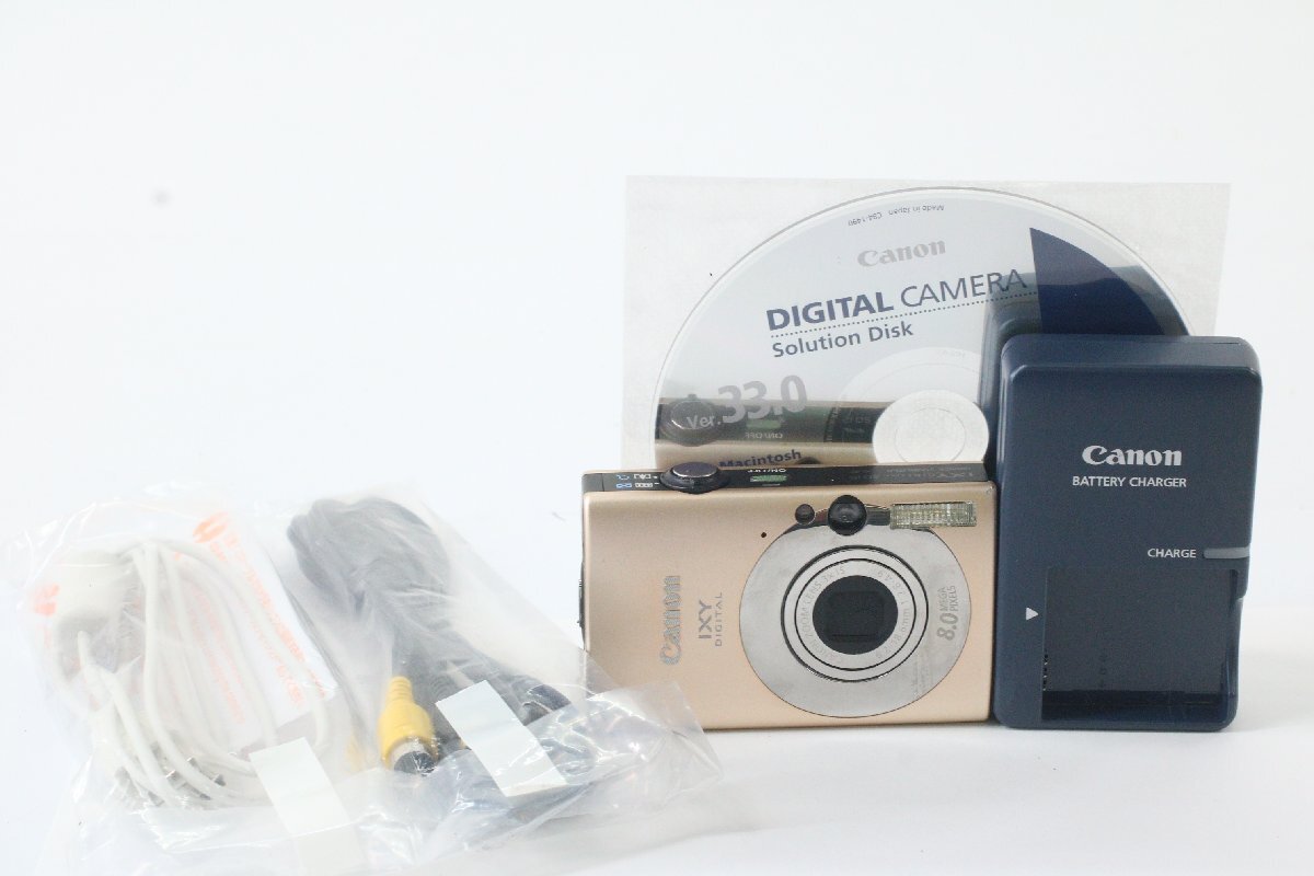 CANON キャノン IXY DIGITAL 20 IS PC1271 コンパクト デジタル カメラ コンデジ デジカメ 動作未確認 44674-K