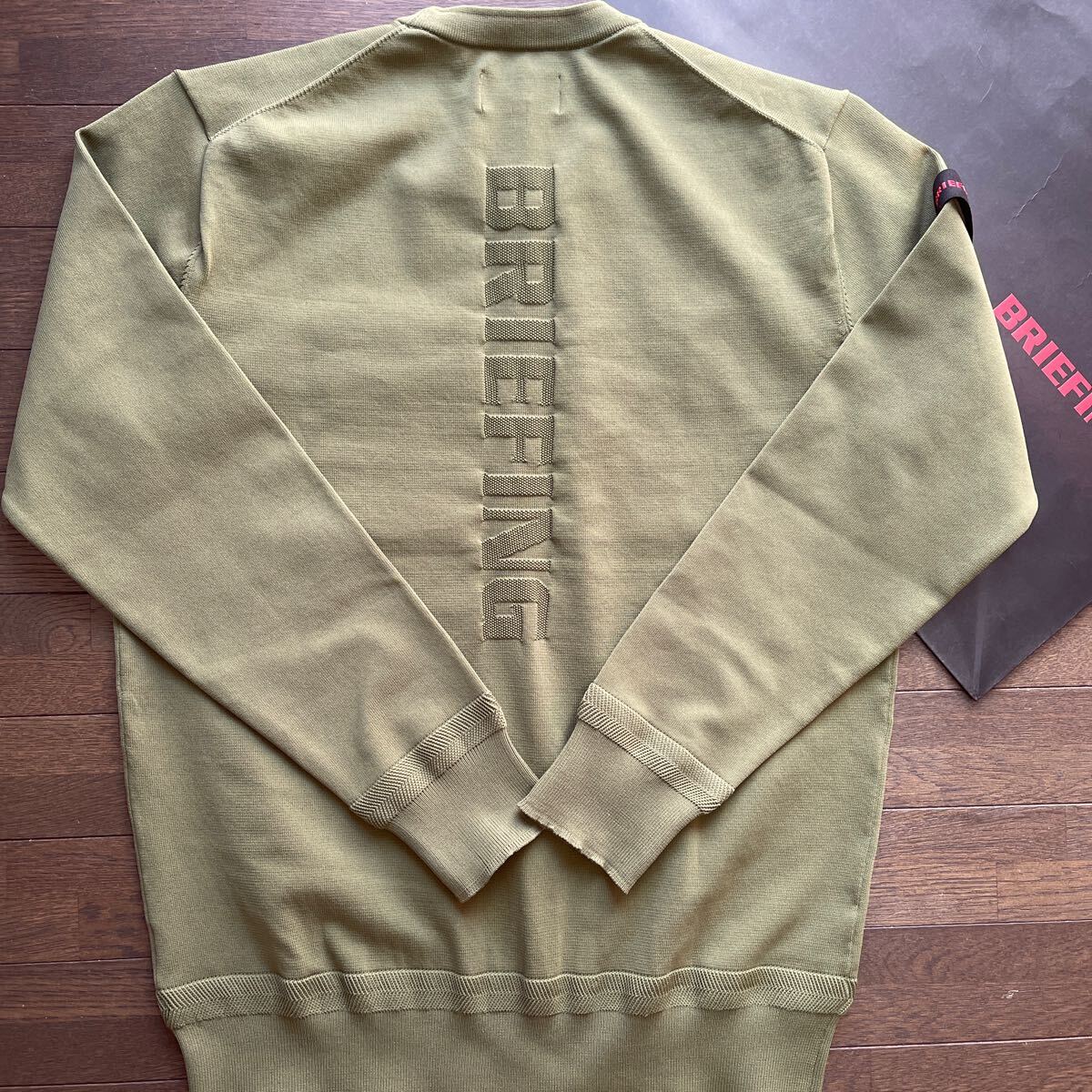 送料無料BRIEFING GOLFブリーフィングMENS背前面BG編地エンボス 送料無料BRIEFING GOLFブリーフィングMENS背前面BG編地エンボス