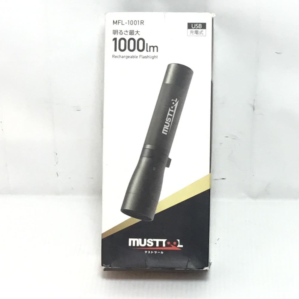 ΘΘ MUSTTOOL フラッシュライト 懐中電灯 未使用品(S) MFL-1001R 未使用に近い