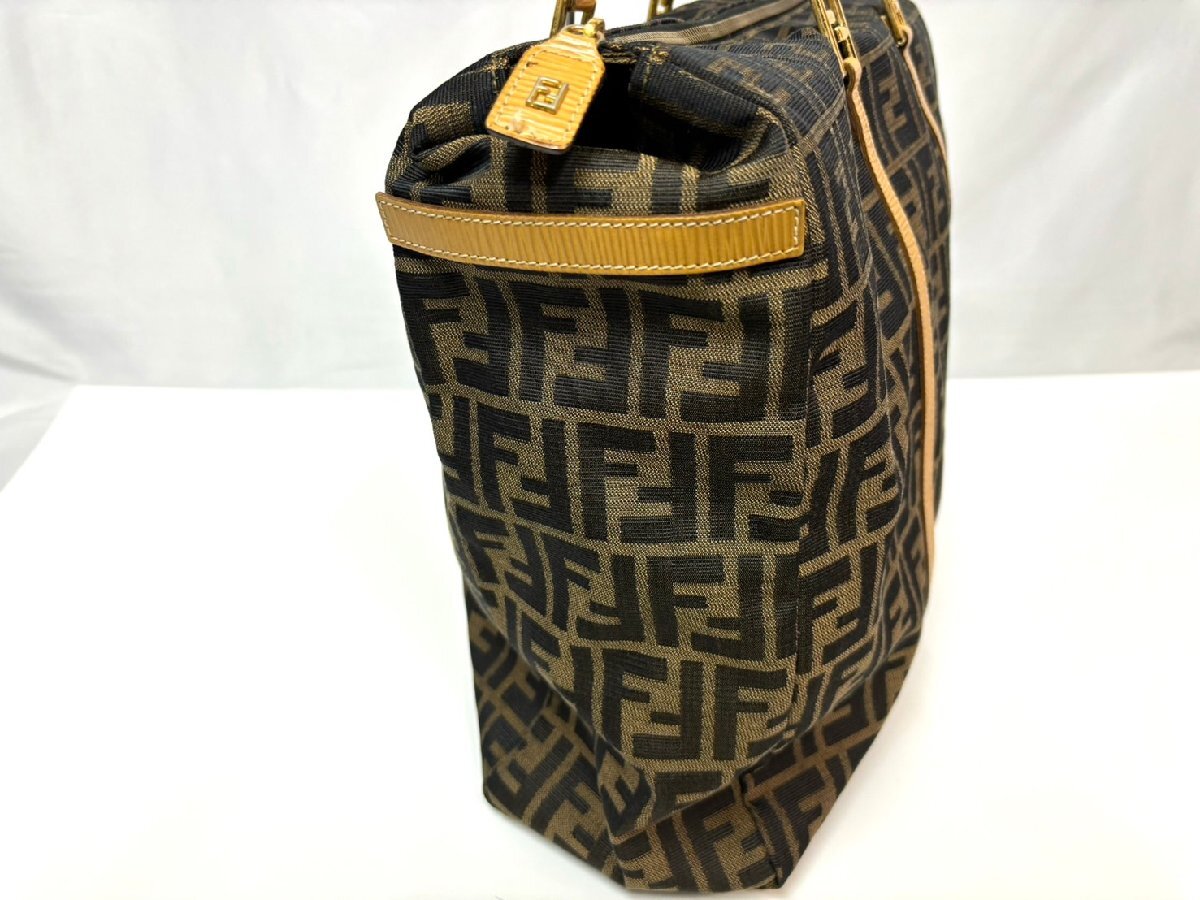 FENDI ヴィンテージ ボストンバッグ ズッカ キャンバス×レザー ブラウン 楽天市場】フェンディ FENDI ヴィンテージ ボストンバッグ