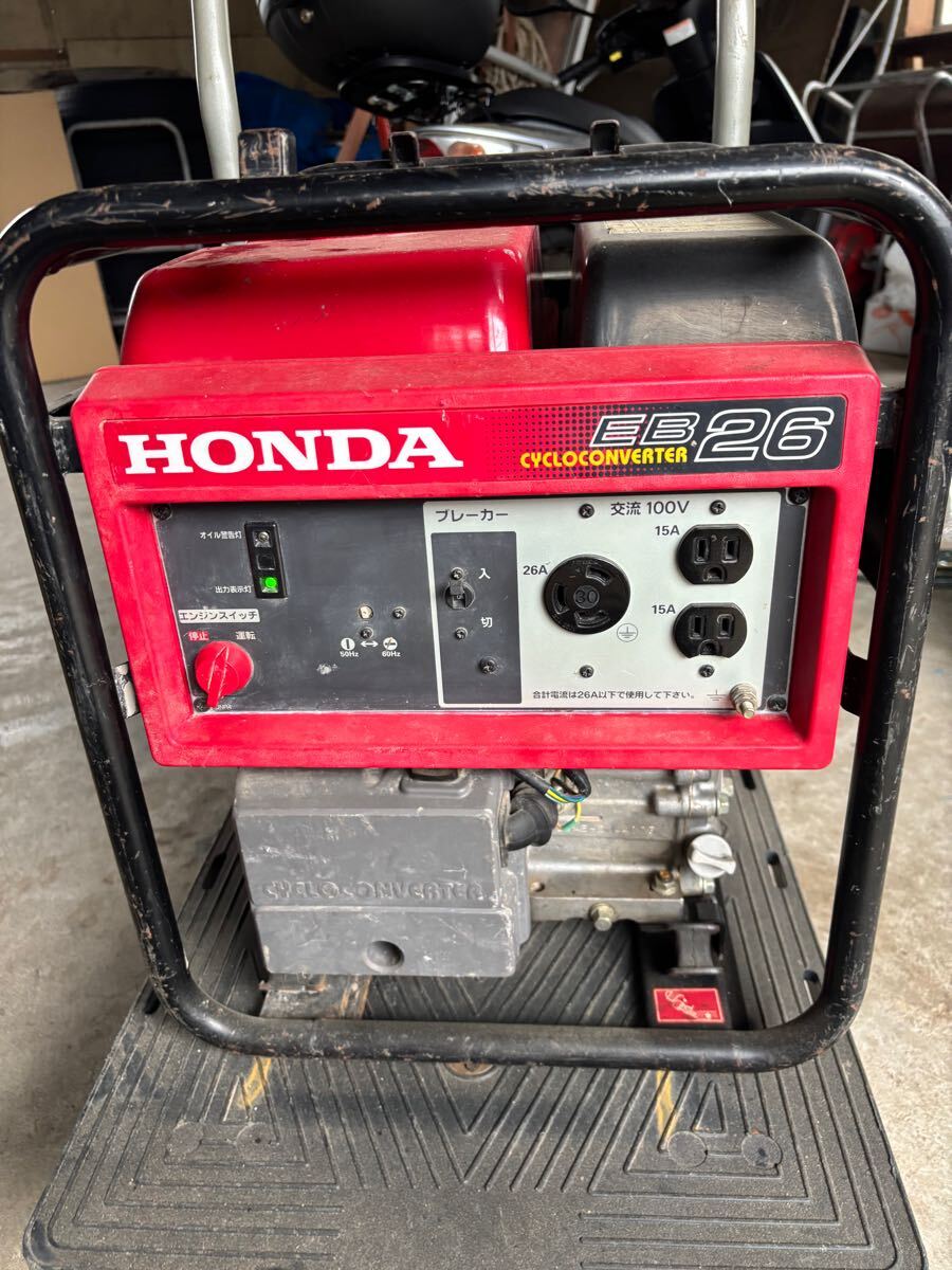 ホンダ サイクロコンバーター発電機 100V 2.6kA 4サイクル