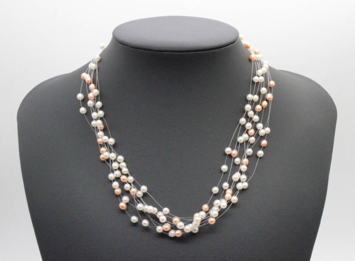 タサキ TASAKI パール 7mm ネックレス ワイヤー K18YG 41cm タサキ TASAKI パール 7mm ネックレス ワイヤー K18YG 41cm
