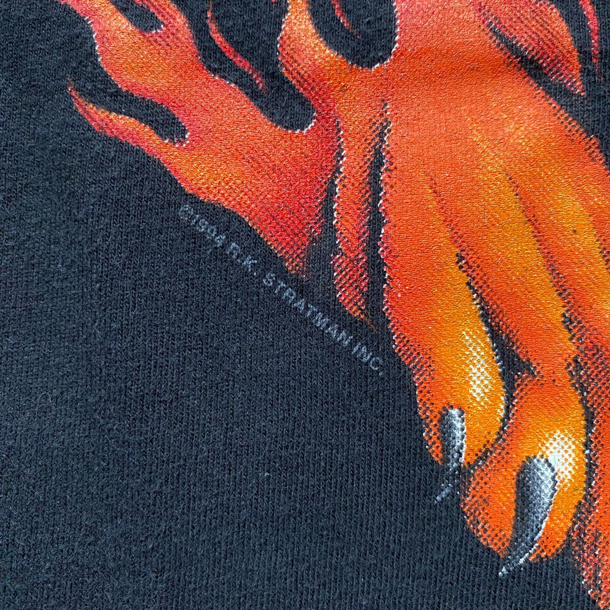 レア 古着 90s Harley Davidson Tiger Fire Flame Tee Black XL レア 古着 90s Harley Davidson Tiger Fire Flame Tee Black XL