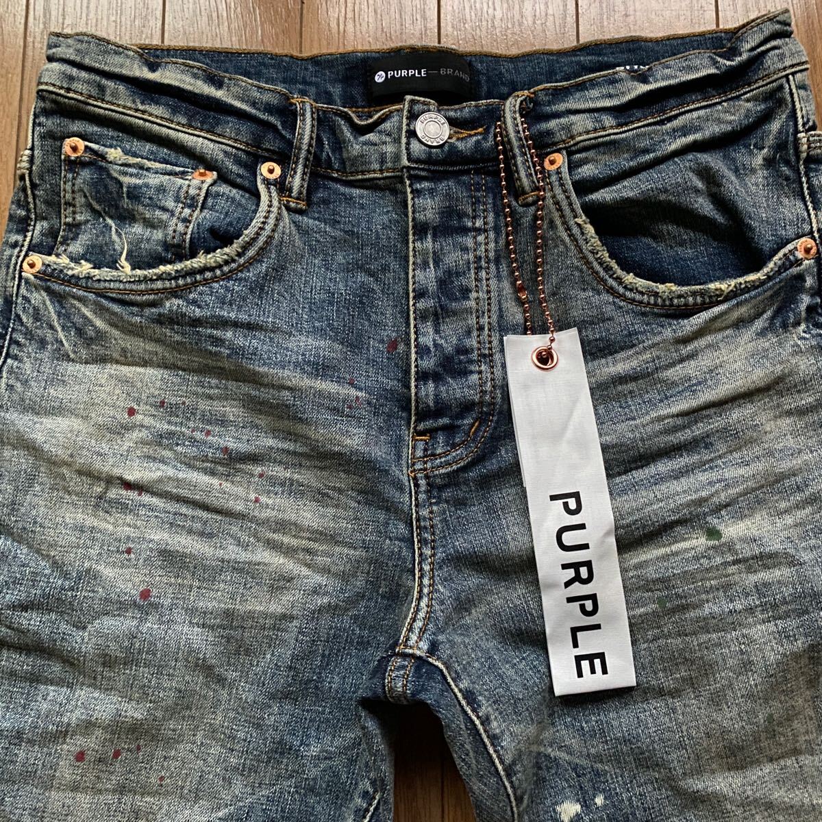 新品 正規 Purple Brand P002 Dropped Fit Mid Rise Slim Leg 新品 正規 Purple Brand P002 Dropped Fit Mid Rise Slim Leg