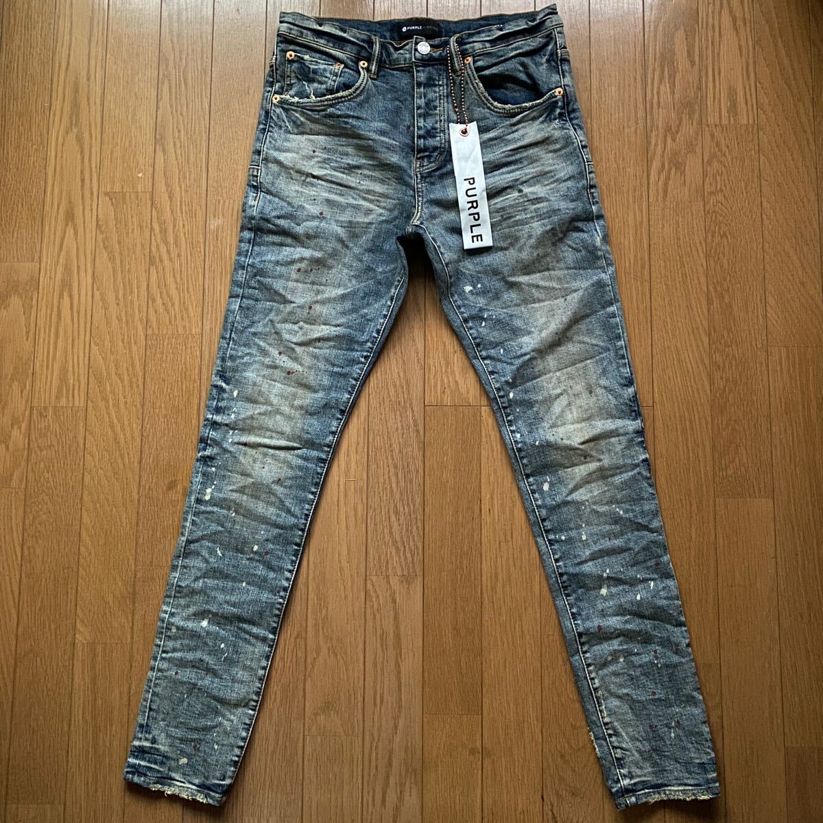 新品 正規 Purple Brand P002 Dropped Fit Mid Rise Slim Leg 新品 正規 Purple Brand P002 Dropped Fit Mid Rise Slim Leg