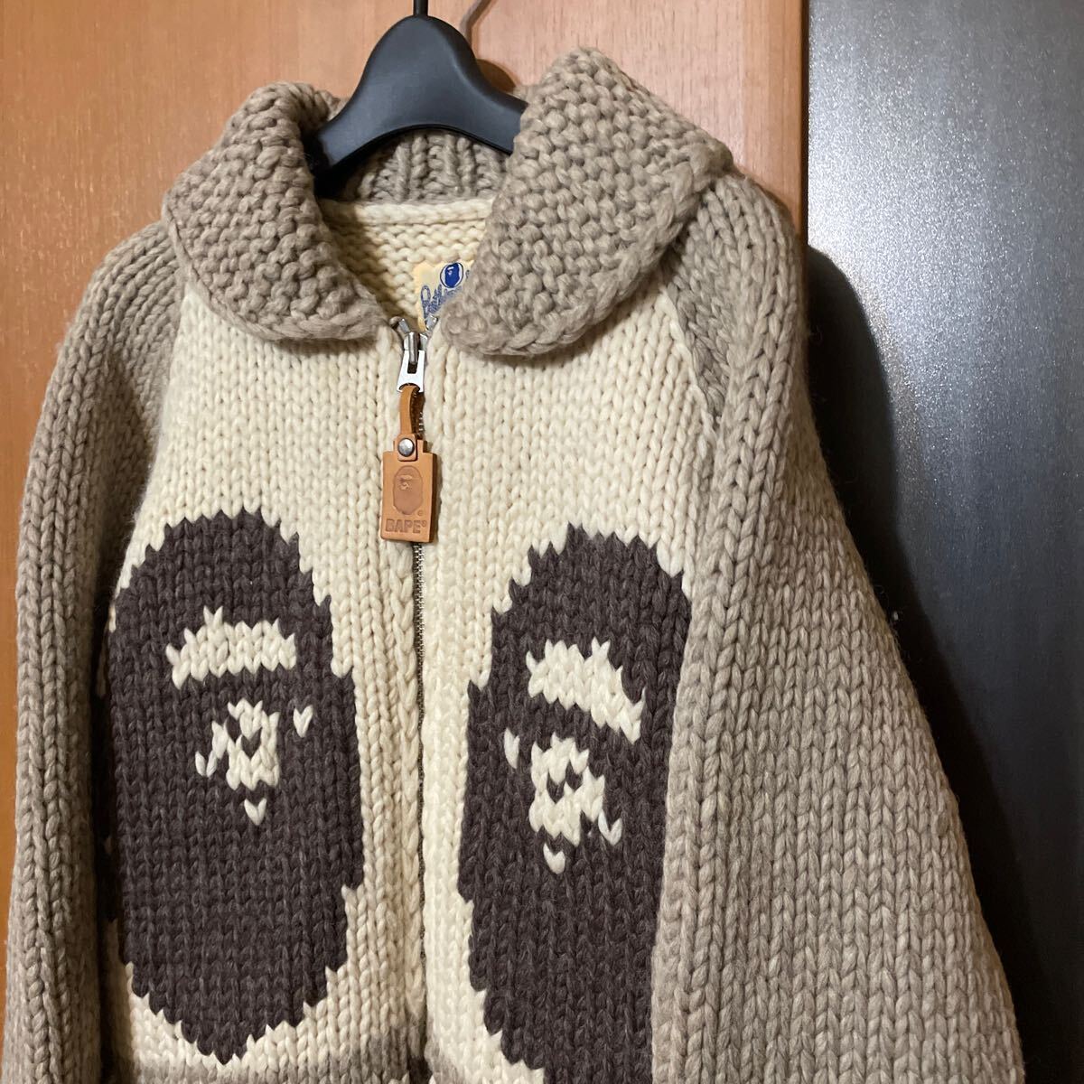 激レア アーカイブ『A BATHING APE』90s初期カウチンZIPセーター 激レア アーカイブ『A BATHING APE』90s初期カウチンZIPセーター