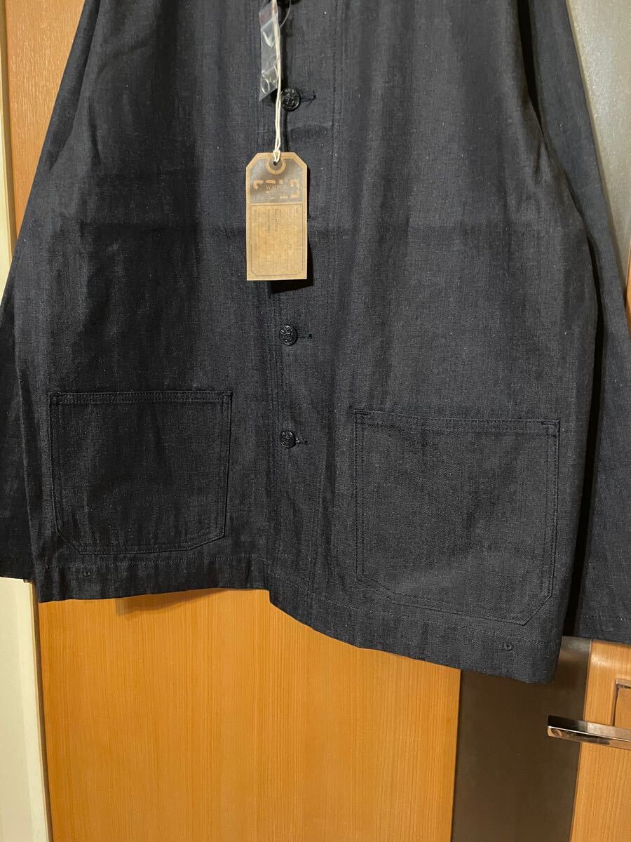 新品 即完売『WAIPER inc』U S NAVY 40s「M-43」デニムショル 新品 即完売『WAIPER inc』U S NAVY 40s「M-43」デニムショル