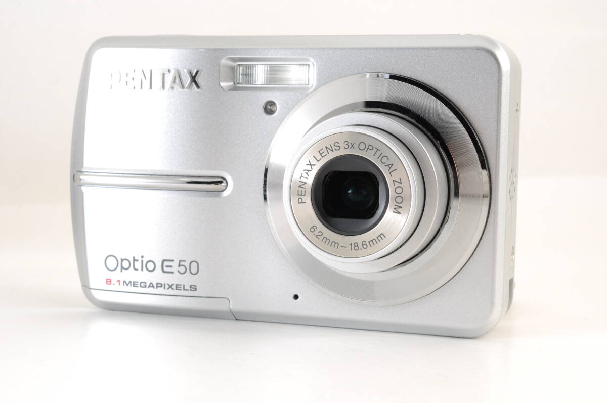 動作品 単三電池使用 ペンタックス PENTAX Optio E50 オプティオ コンパクトデジタルカメラ 管MM823