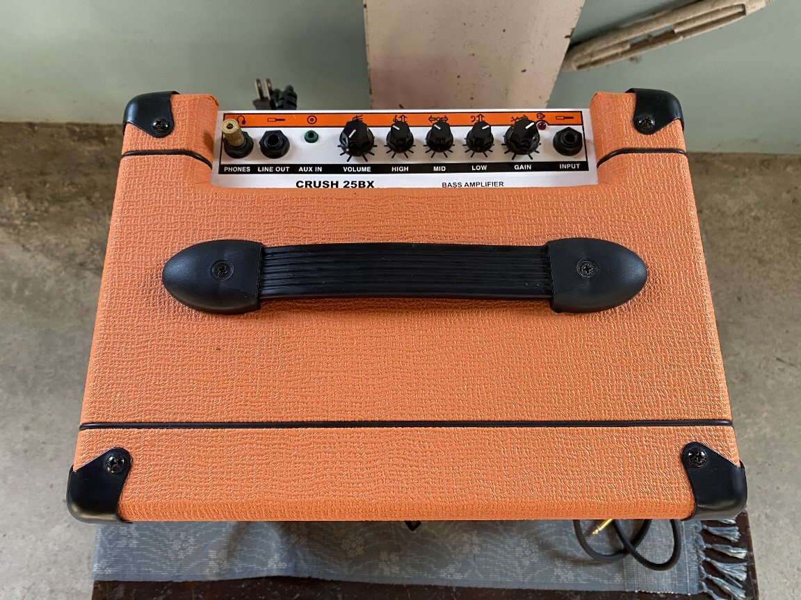 ORANGE オレンジ ベースアンプ CRUSH 25BX▽音出しOK!|コンボ ORANGE オレンジ ベースアンプ CRUSH 25BX▽音出しOK!|コンボ