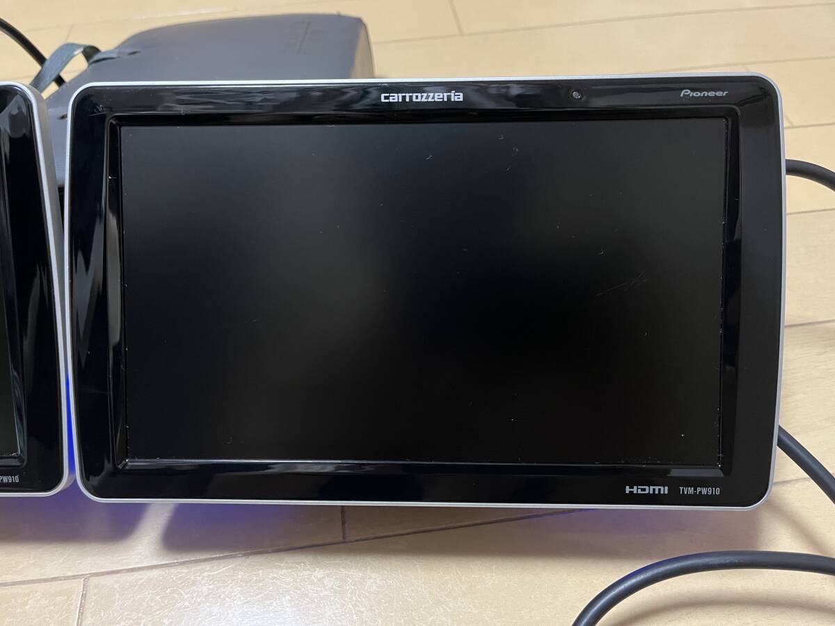 pioneer パイオニア カロッツェリア TVM-PW910T 2台セット リア pioneer パイオニア カロッツェリア TVM-PW910T 2台セット リア