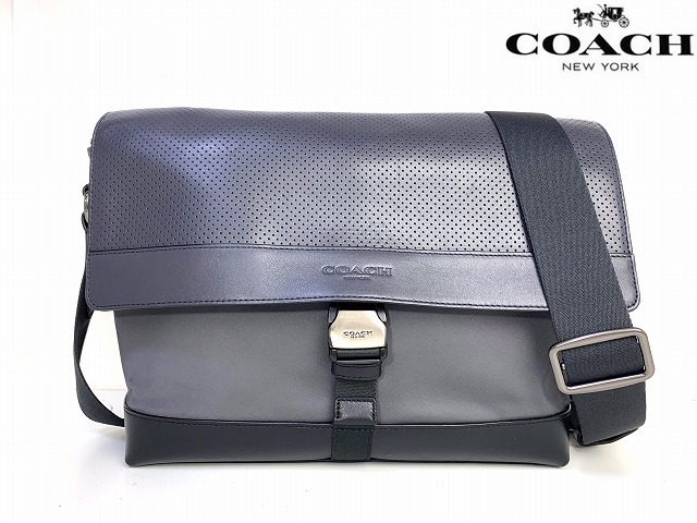 【極美品】COACH メンズ ショルダーバッグ バイクバッグ 極美品】COACH メンズ ショルダーバッグ バイクバッグ