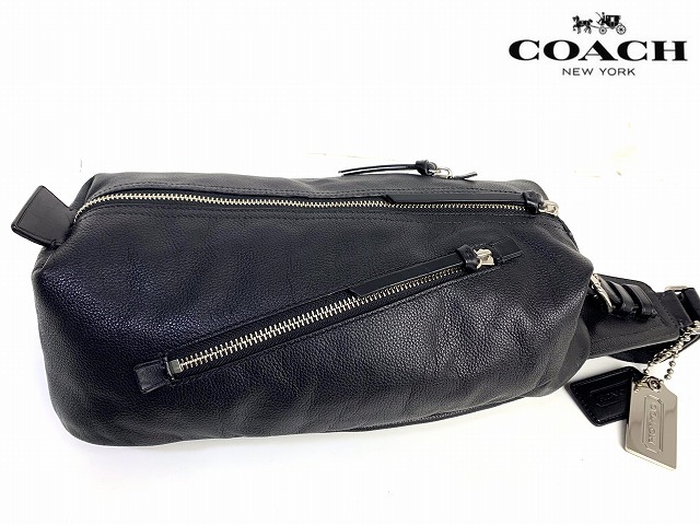 美品 送料無料 コーチ メンズ COACH トンプソン レザー ボディ 美品 送料無料 コーチ メンズ COACH トンプソン レザー ボディ