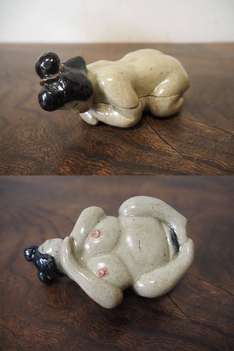 蔵出し/春画置物いろいろまとめて 練物 彫刻細工 艶物枕絵人形