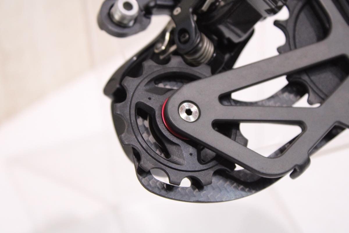 ★SHIMANO シマノ RD-R9150 DURA-ACE リアディレイラー RIDEAカーボンビッグプーリー換裝 極上品