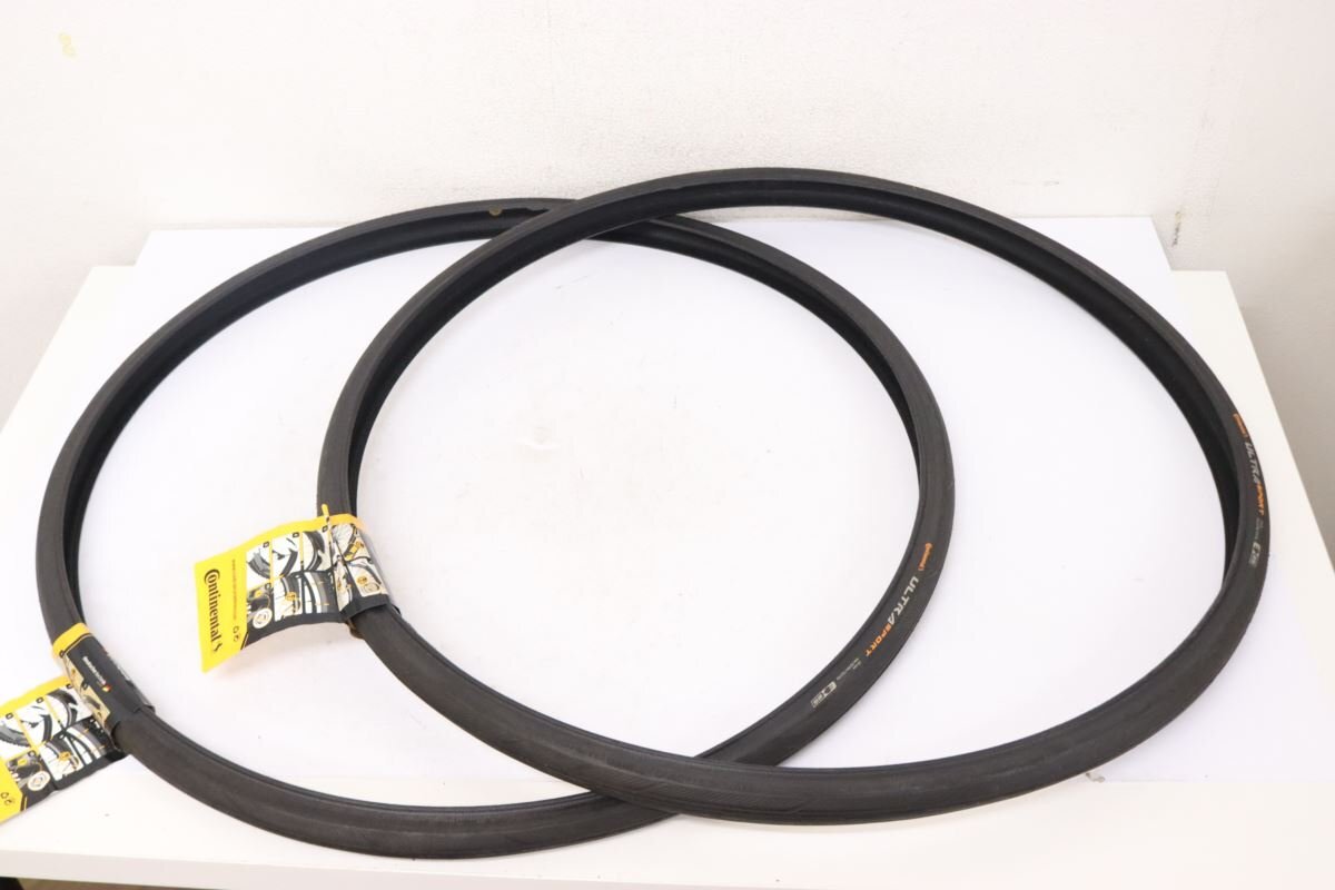 ★CONTINENTAL コンチネンタル ULTRA SPORT3 700c×25cクリンチャータイヤ 2本 未使用品