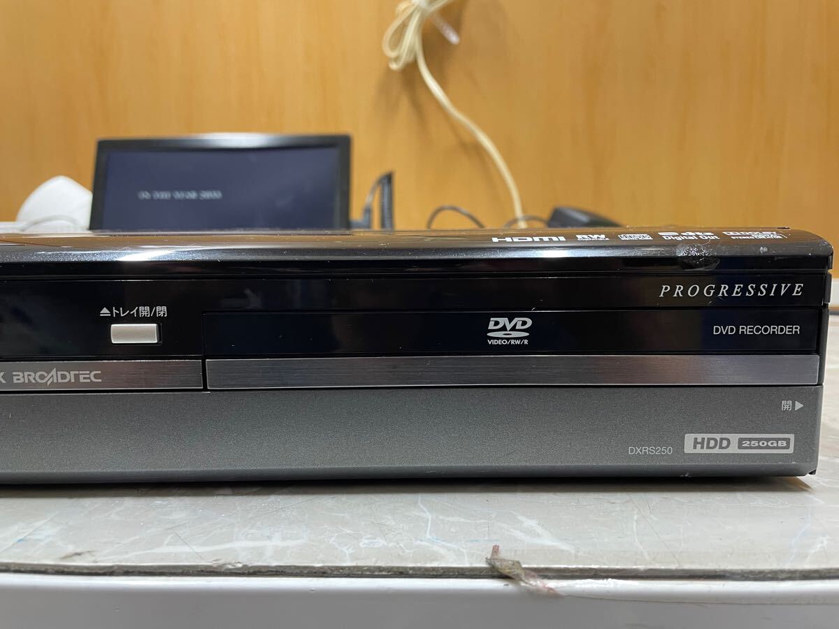 (中古)HDD搭載DVDレコーダーMODEL DXRS250_画像3