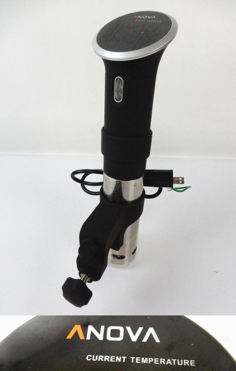 【ANOVA】アノーバ 低温調理器 水温制御クッカー CURRENT TEMPERATURE　通電確認のみ 中古品 JUNK 現状渡し 一切返品不可で！　