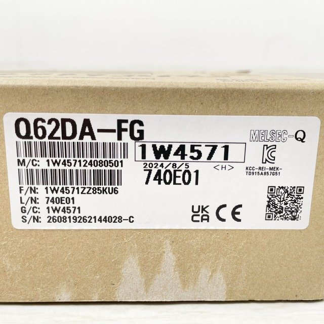 Q62DA-FG シーケンサ 三菱電機 【未使用 開封品】 □K0048039 Q62DA-FG シーケンサ 三菱電機 【未使用 開封品】 □K0048039
