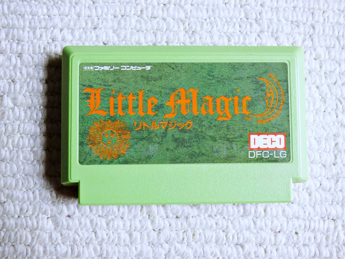 即決！何点落札しても送料185円★リトルマジック★他にも出品中！クリーニング済！ファミコン★同梱ＯＫ動作OK