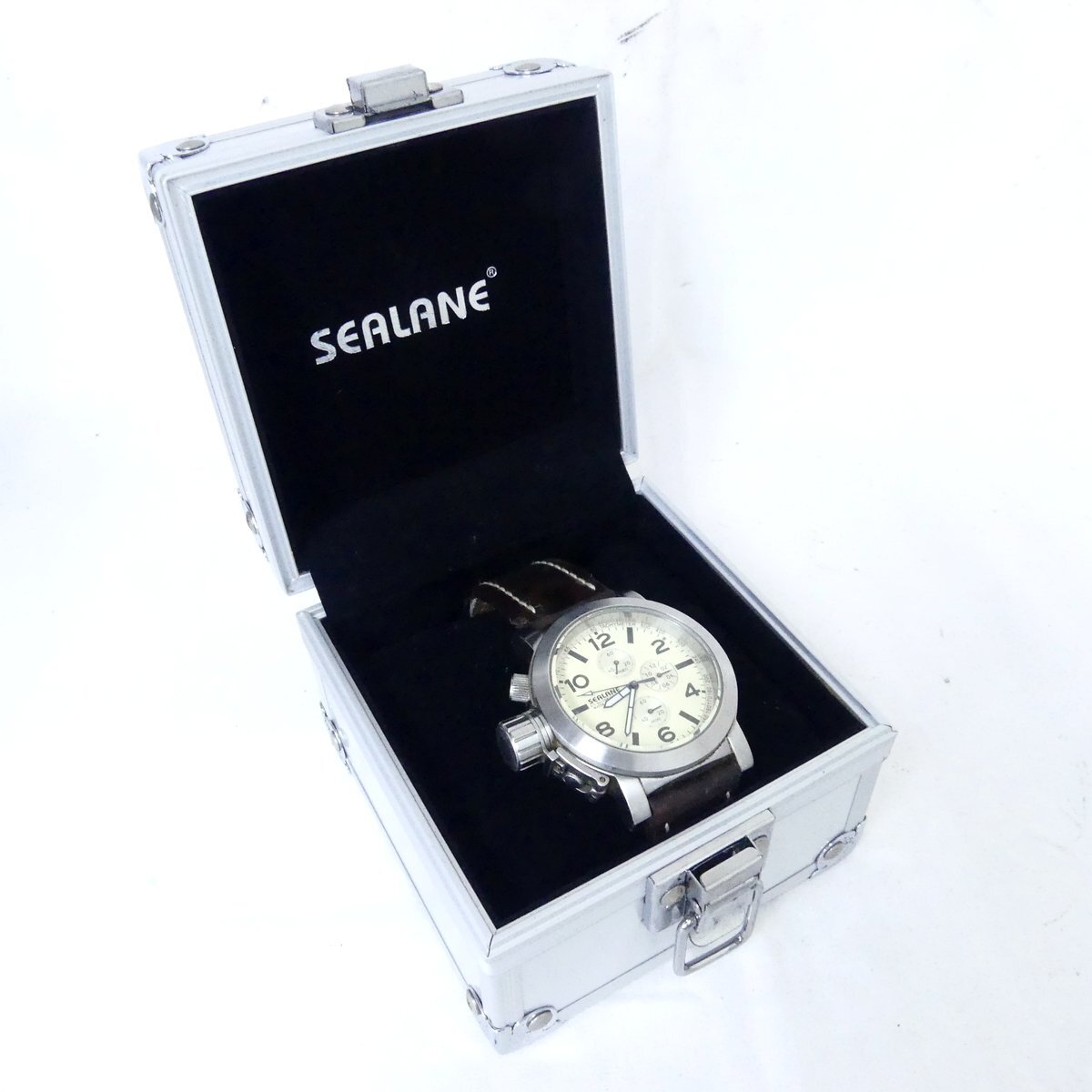 SUN FLAME SEALANE シーレーン 10BAR リミテッドエディション 腕時計 現状品 USED /2410C
