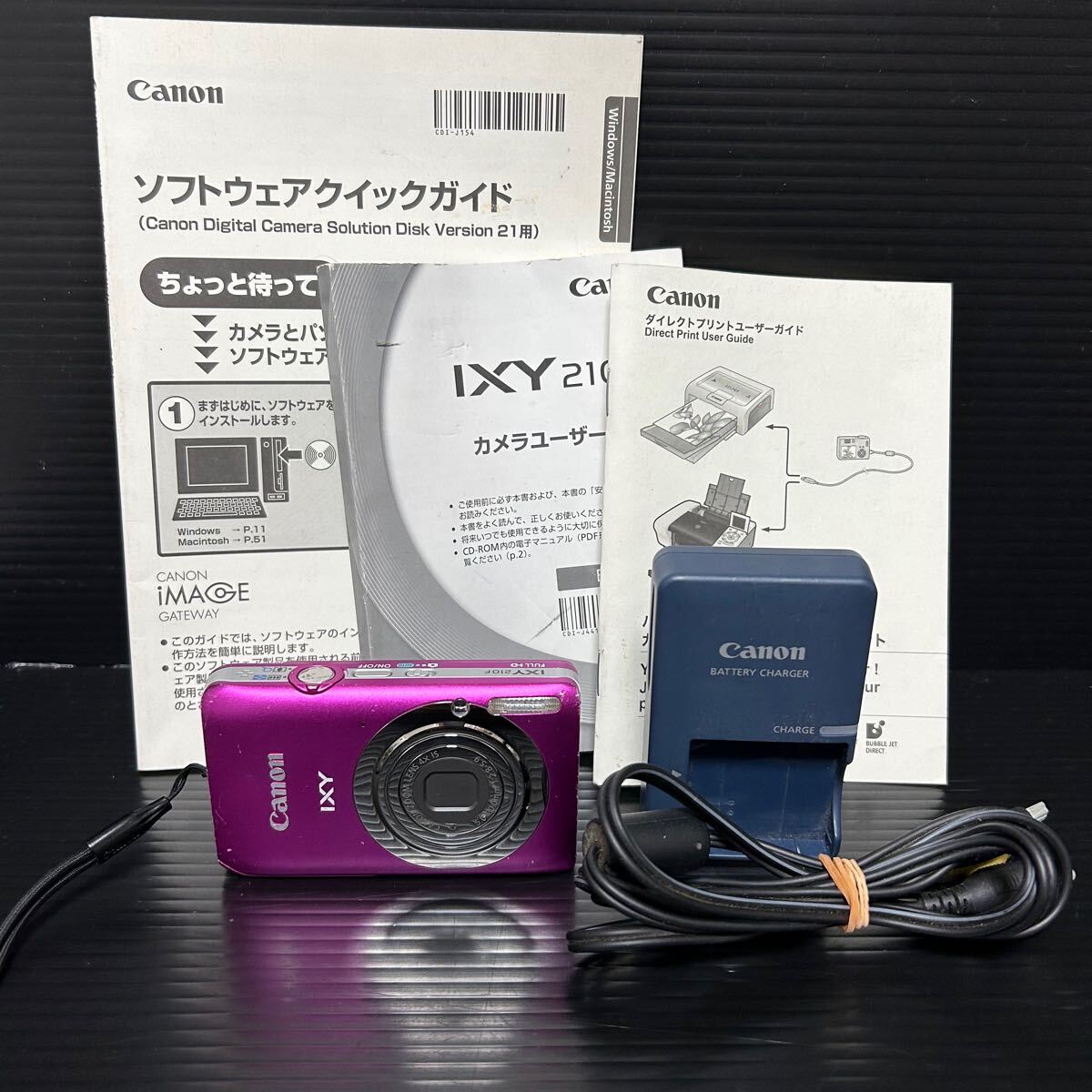 デジカメ キャノン Canon IXY 210F FULL HD Canon ZOOM LENS 4x IS 5.0-20.0mm 1:2.8-5.9SDカードなし 撮影可（通電確認済み 中古品）