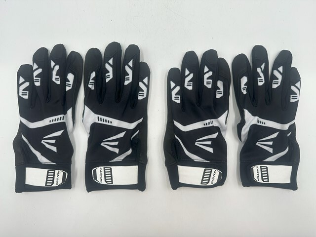 EASTON イーストン 野球 両手 バッティンググローブ ブラックxホワイト Size-M　2セット まとめ売り