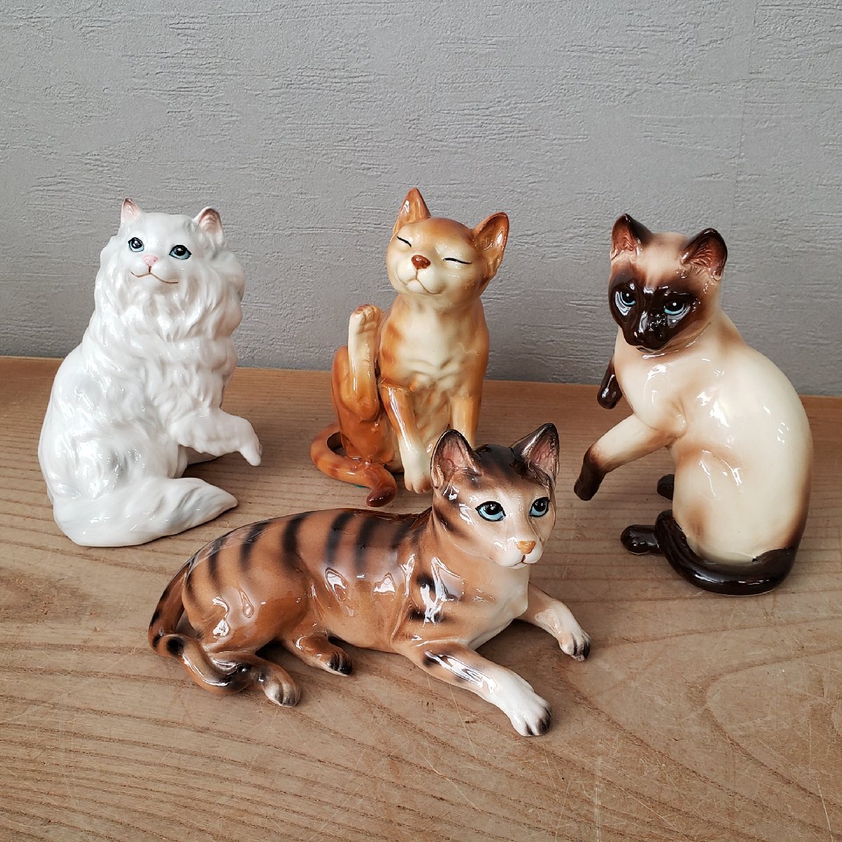 陶器製 ねこ 置物 オブジェ 猫 ネコ 玄関飾り 和室 洋室 陶器製 ねこ 置物 オブジェ 猫 ネコ 玄関飾り 和室 洋室