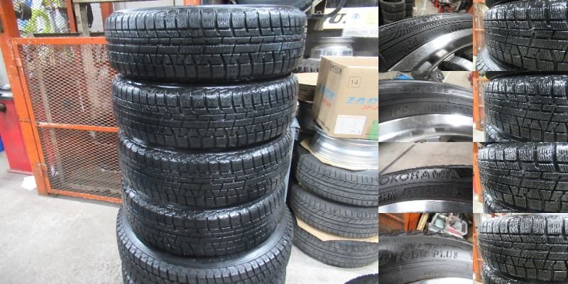 ハスラー　ピクシス ジョイC デリカD：2　スタッドレスset　15X4.5J+45　4/100S-HOLD【165/60R15】YOKOHAMA　IG50　7分　2019年制