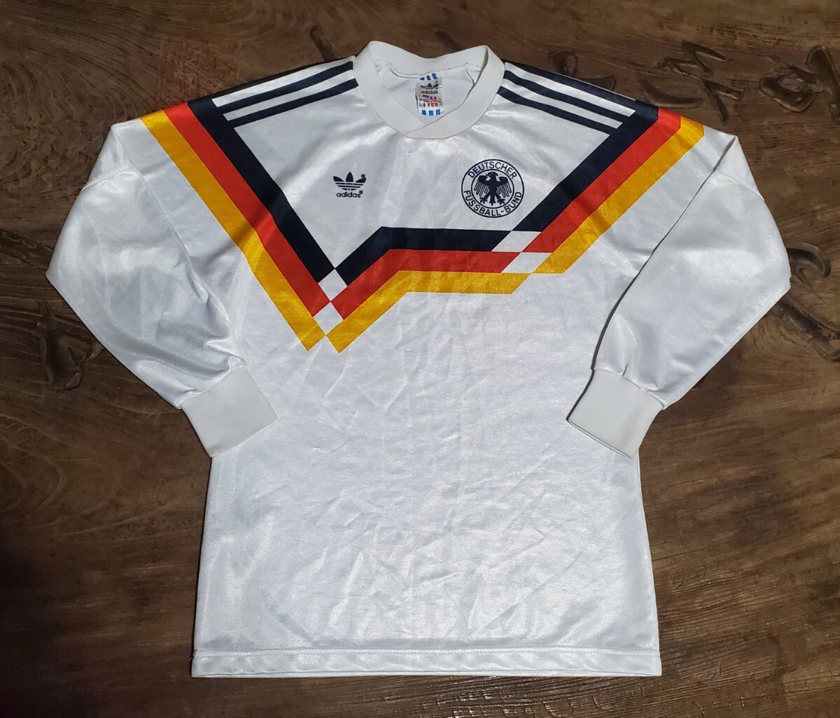値下げ交渉 1988-1991年 西ドイツ代表 adidas 長袖 MADE IN WEST 値下げ交渉 1988-1991年 西ドイツ代表 adidas 長袖 MADE IN WEST