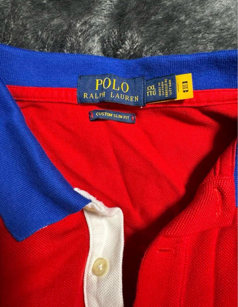 數(shù)回著用のみの美品◆ラルフローレン◆ポロシャツ◆POLO RALPH LAUREN◆ＸＸＬ