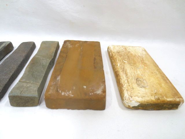 ◆いろいろな 砥石 まとめて 7本 使用品/刃物 金属 包丁 研磨 荒 中 仕上げ 道具