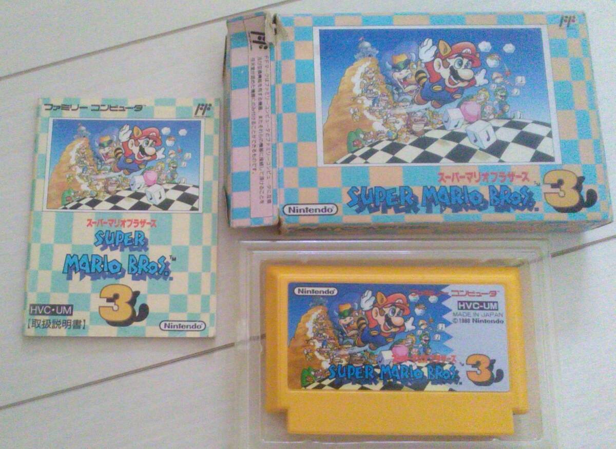 【匿名発送・追跡番号あり】 痛み有 スーパーマリオブラザーズ 3 ファミリーコンピュータ