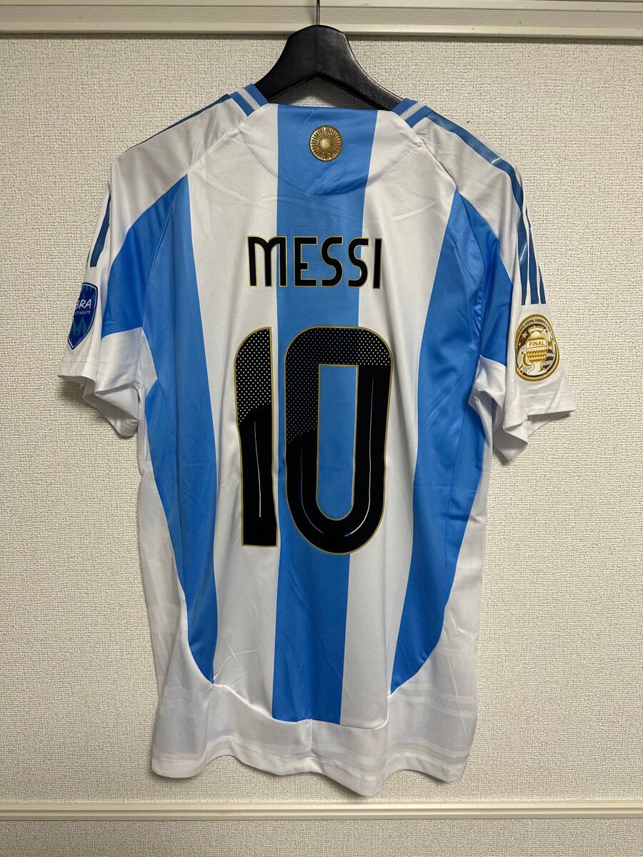 【美品】メッシ アルゼンチン代表 コパ杯2024 ユニフォーム adidas アルゼンチン代表 2024 ユニフォーム ホーム 半袖