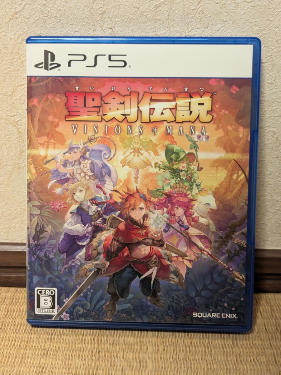 送料無料★即決★美品 PS5 聖剣伝説 VISIONS of MANA 初回特典付き ヴィジョンズオブマナ 中古品