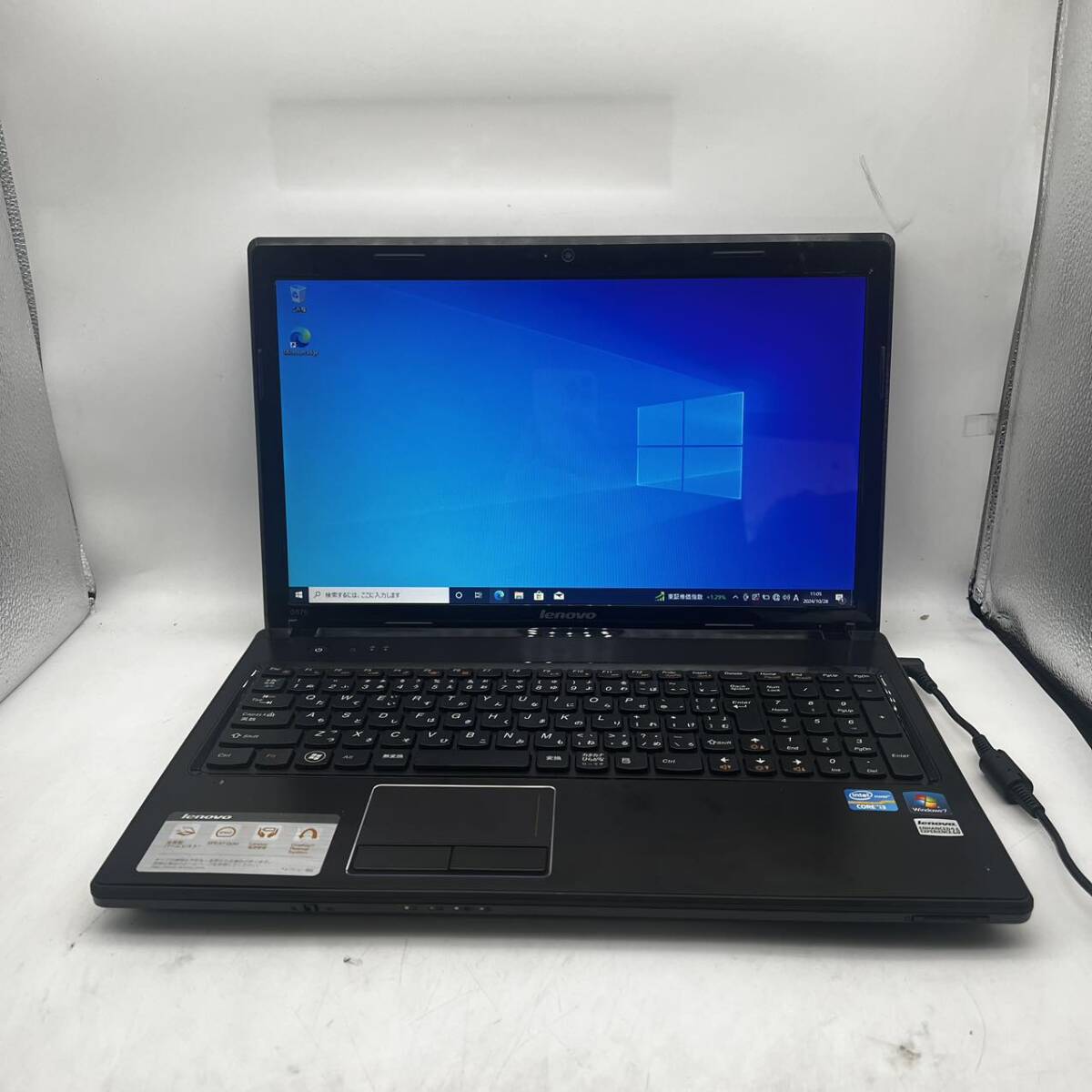office2019/Win10/Lenovo/G570/第2世代 Core i3-2350M/メモリ 2GB/HDD 320GB/15.6インチ/DVD/ _画像1
