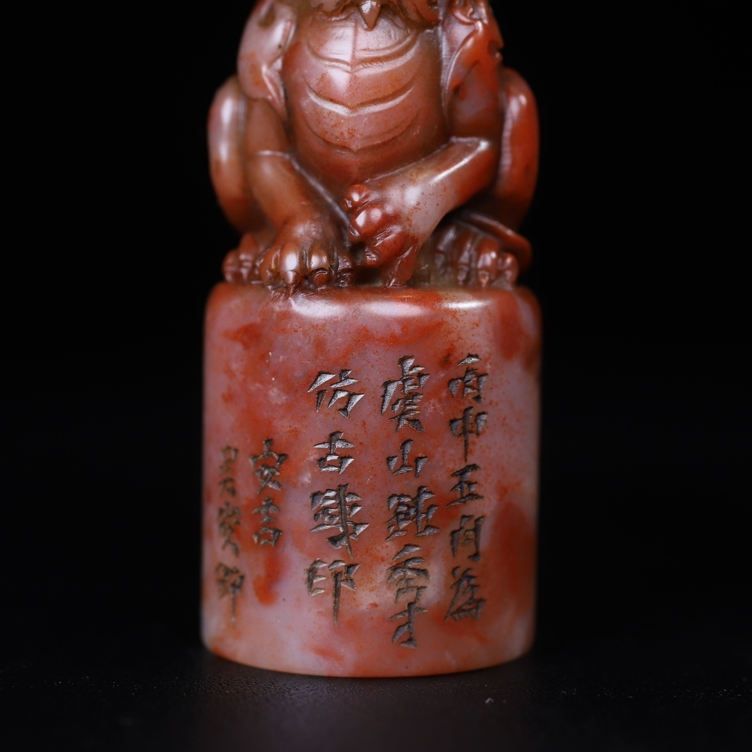 中国美術 古い 印章 寿山石 瑪瑙 鶏血 まとめて(K-LC946) 珍品旧蔵* 寿山石彫刻 瑞獣ボタン丸印鑑 擺件 天然石 篆刻 希少