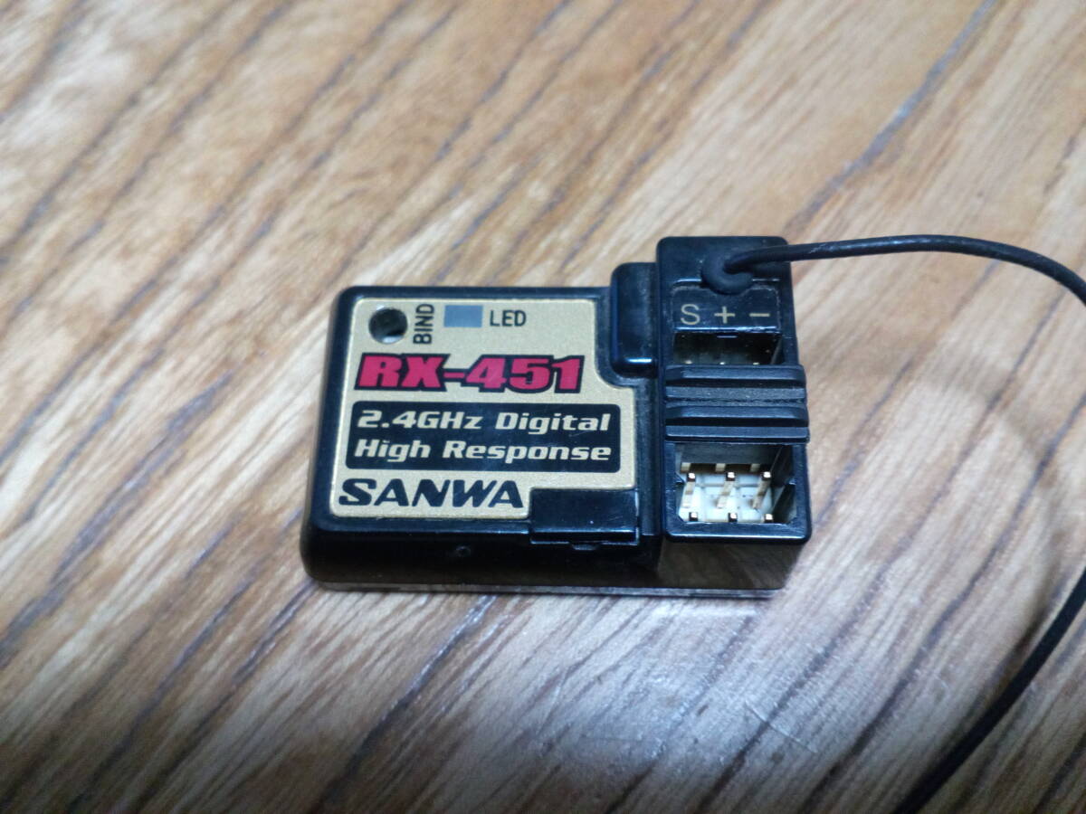 SANWA受信機 サンワ SANWA 2,4GHz 受信機 RX-451 ☆2
