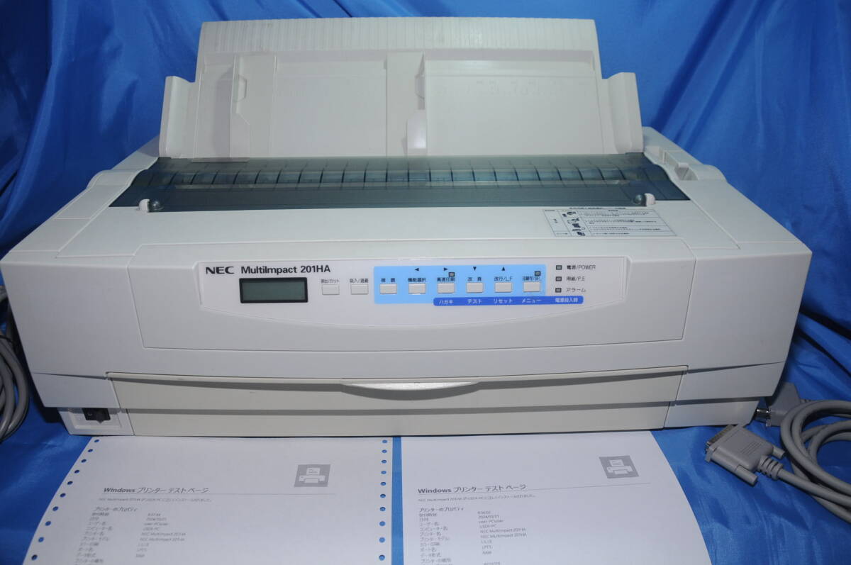 美品）即納） NEC　MultiImpact 201HA ドットプリンター　PR-D201HA　復(fù)寫伝票に