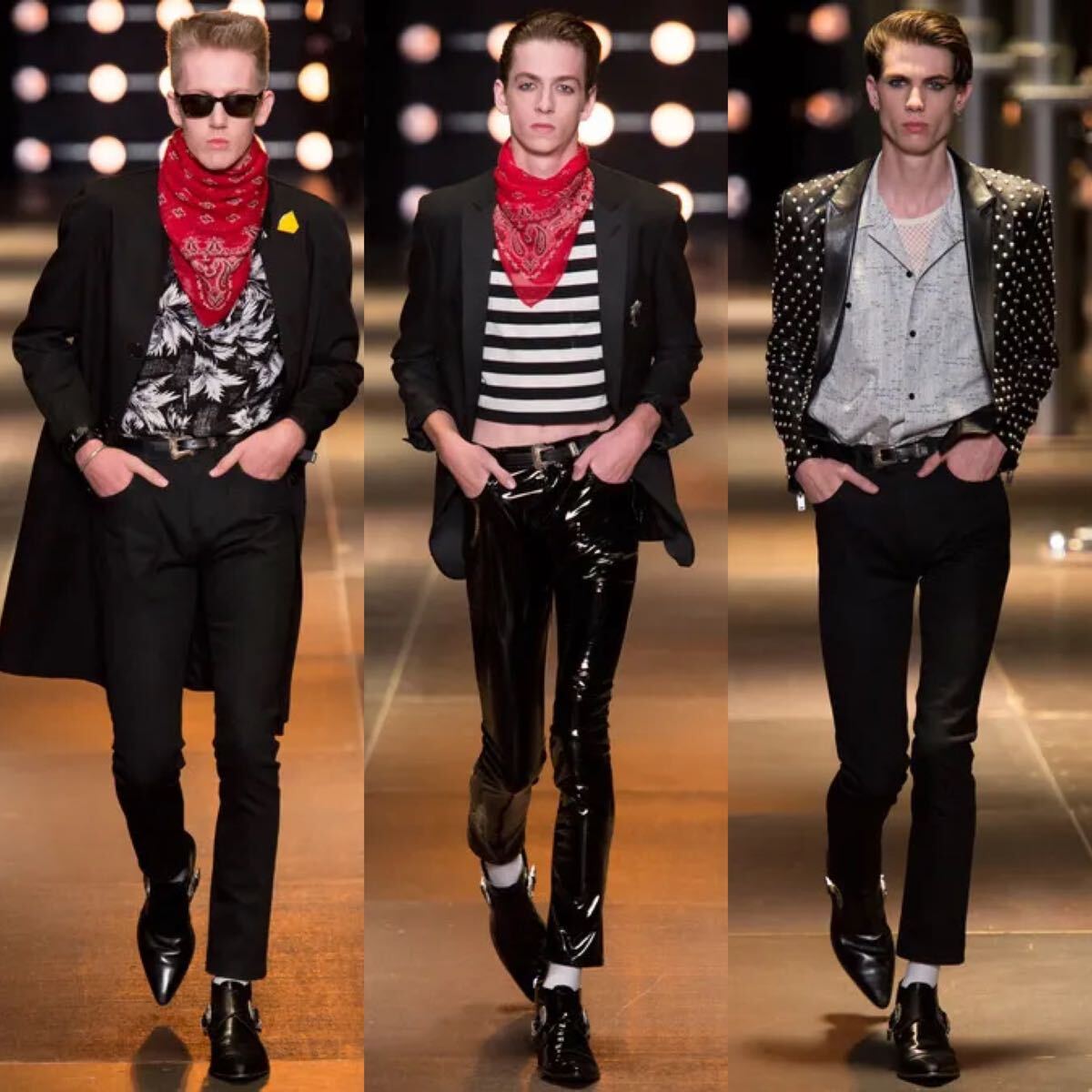 Bibian 比比昂- 14SS サンローランパリダッキーズレザーブーツ43 Bibian 比比昂- 14SS サンローランパリダッキーズレザーブーツ43