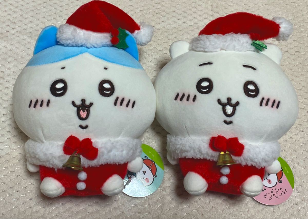 サンタさんだ!持ちますマスコット 3点 クリスマス ちいかわ サンタさんだ!持ちますマスコット 3点 クリスマス ちいかわ