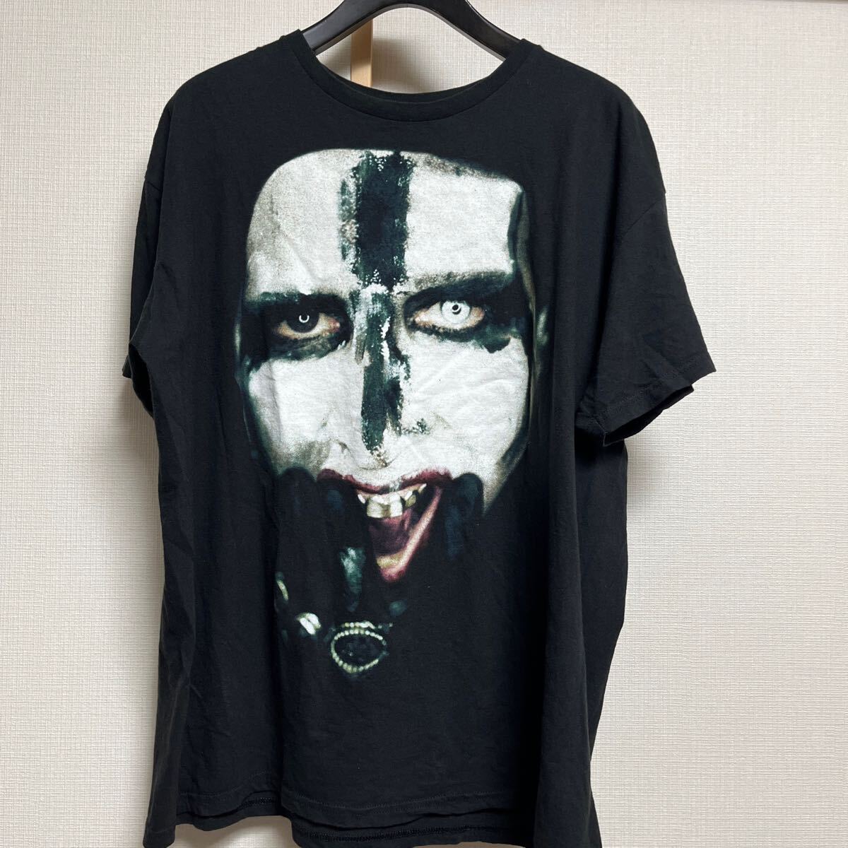 Marilyn Manson/マリリン マンソン SAY10ヴィンテージTシャツ ブラック 古着 バンド Tシャツ 半袖Tシャツ ビンテージ 黒