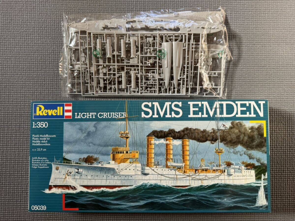３　倉庫片付け品　新品在庫品　Ｒｅｖｅｌｌ　ＳＭＳ　ＥＭＤＥＮ　１／３５０　プラモデル　未開封　コレクション　未組立　戦艦