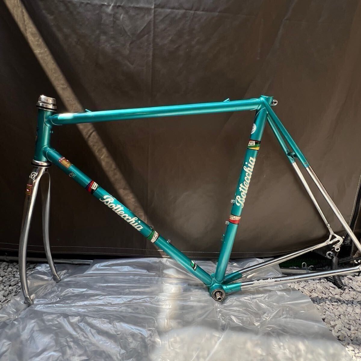 BOTTECCHIA ボッテキア ビンテージロードバイク フレームセット 自転車パーツ グリーン