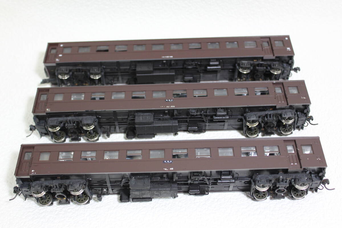 KATO 1-507／1-508 (HO)スハフ42（茶/ブルー）※7月再生産予定