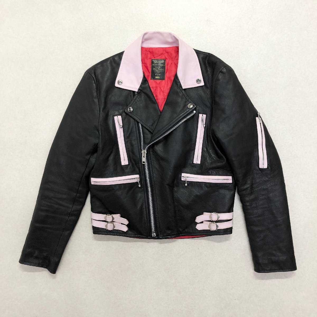 vaqutaux voyage パンクロック ライダースジャケット ○The Boogie ライダース ジャケット ダブル レザー 牛革 日本製