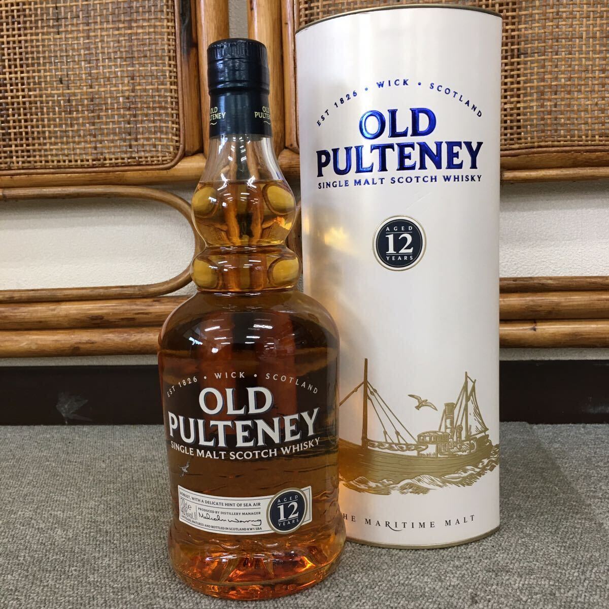 ♪【売り切り】未開栓 OLD PULTENEY オールド プルトニー12年 シングルモルト スコッチウィスキー 700ml 40% 箱付属