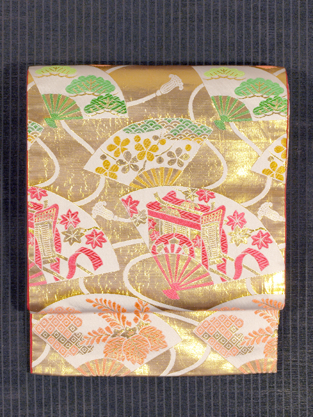 *... мелкий рисунок черепаха . документ запад . тканый Nagoya obi TANJ02003 способ приятный 