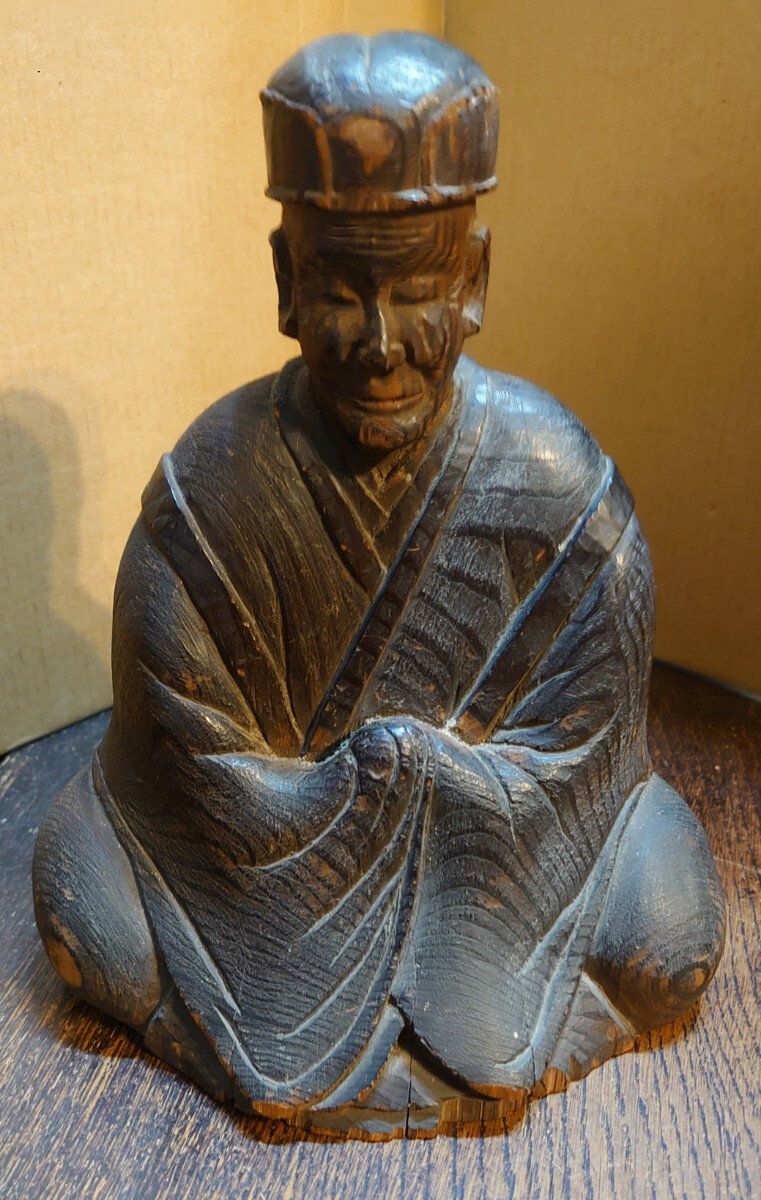 松尾芭蕉木像 中尊寺の松尾芭蕉像Stock Photo | Adobe Stock